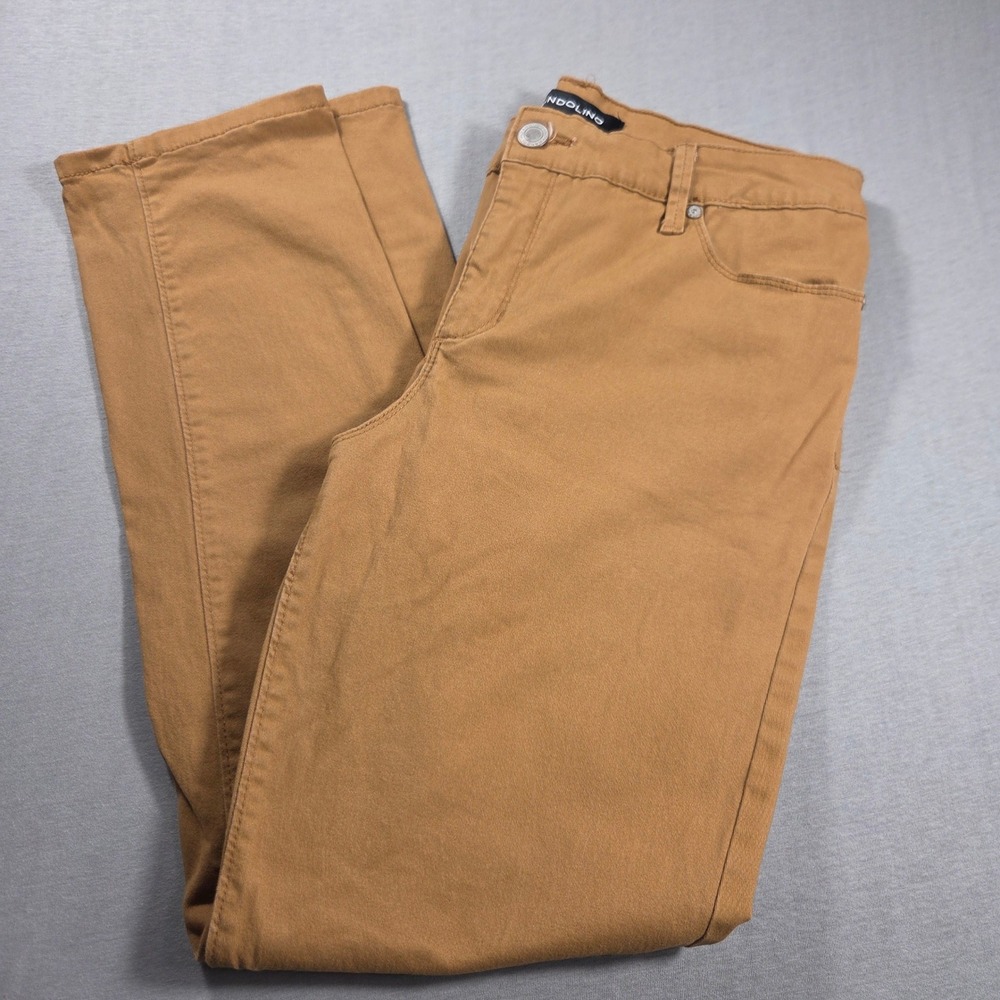 Bandolino Amy Straight Leg Pants Camel Brown Cotton Blend Size 8